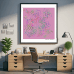 163 chevrons waveofflickeringroseandcoral office