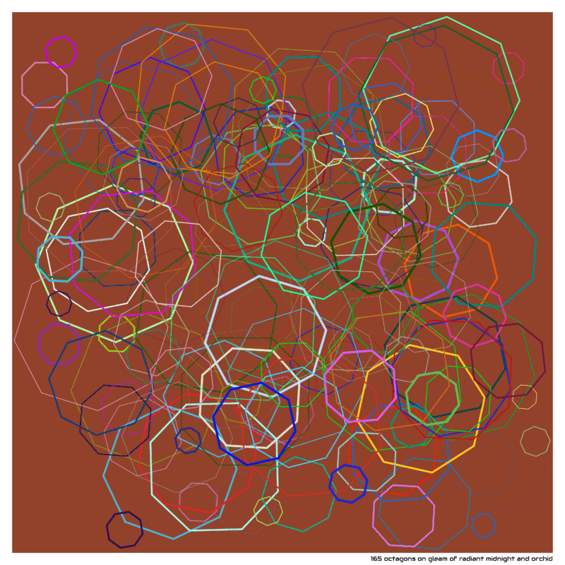 165 octagons gleamofradiantmidnightandorchid