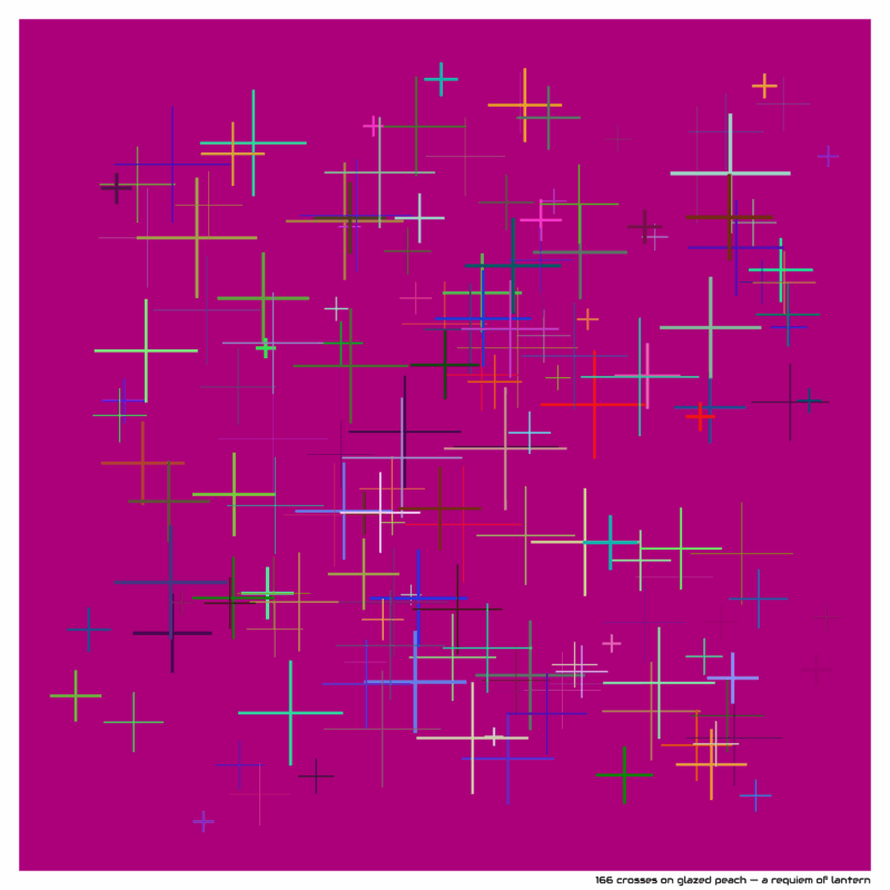 166 crosses glazedpeach arequiemoflantern
