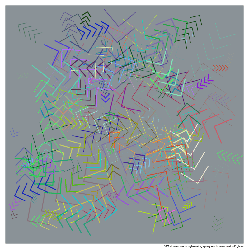 167 chevrons gleaminggrayandcovenantofglow