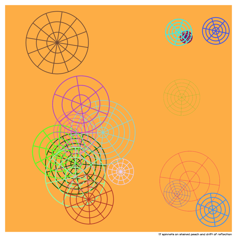 17 spinnets stainedpeachanddriftofreflection