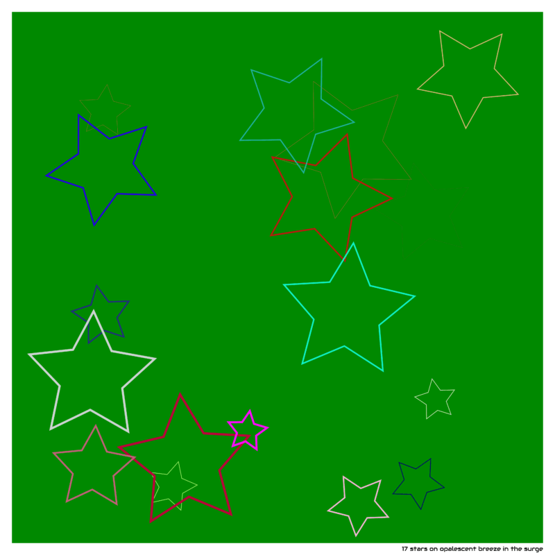 17 stars opalescentbreezeinthesurge