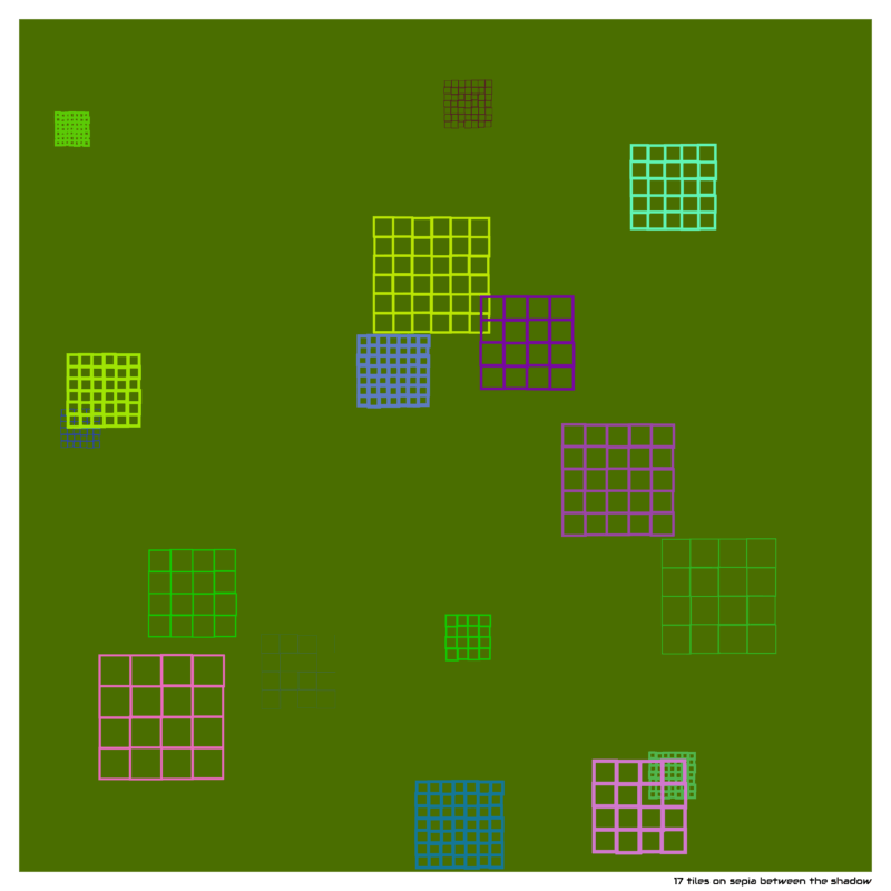 17 tiles sepiabetweentheshadow