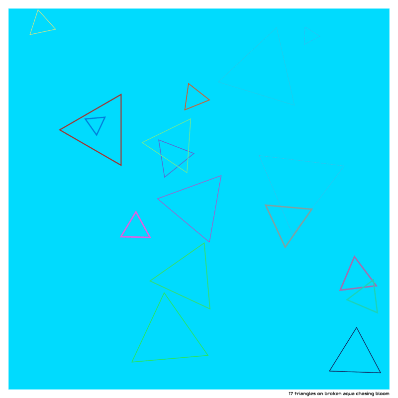 17 triangles brokenaquachasingbloom