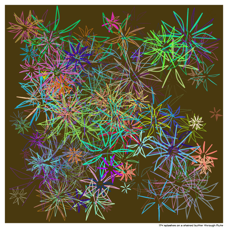 174 splashes astainedbutterthroughflute
