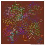 175 chevrons bananaundertranslucentmauve