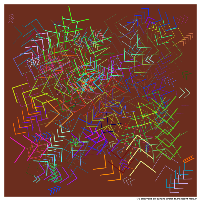 175 chevrons bananaundertranslucentmauve