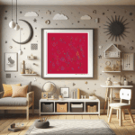 184 droplets reignofopalescentcrimsonandcoral childrens room