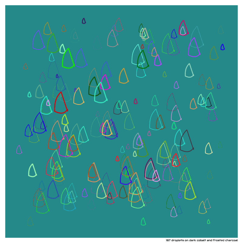187 droplets darkcobaltandfrostedcharcoal
