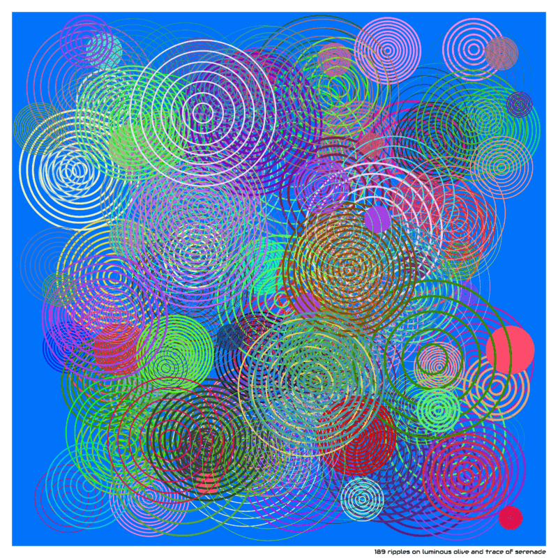 189 ripples luminousoliveandtraceofserenade