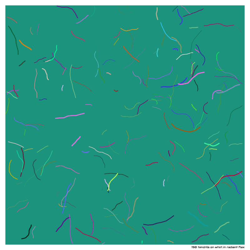 190 tendrils whirlinradiantflax
