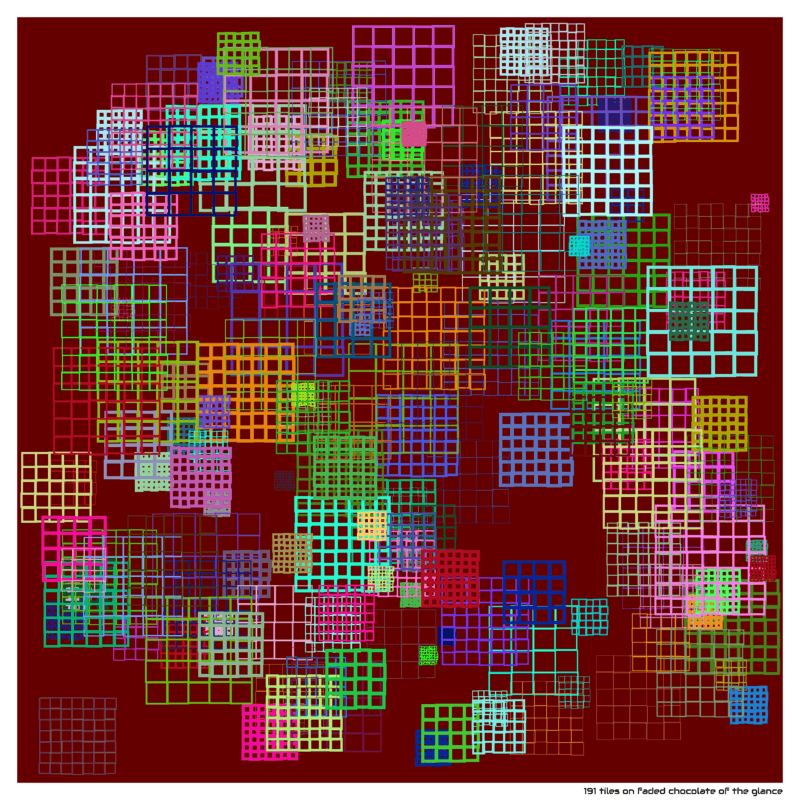 191 tiles fadedchocolateoftheglance