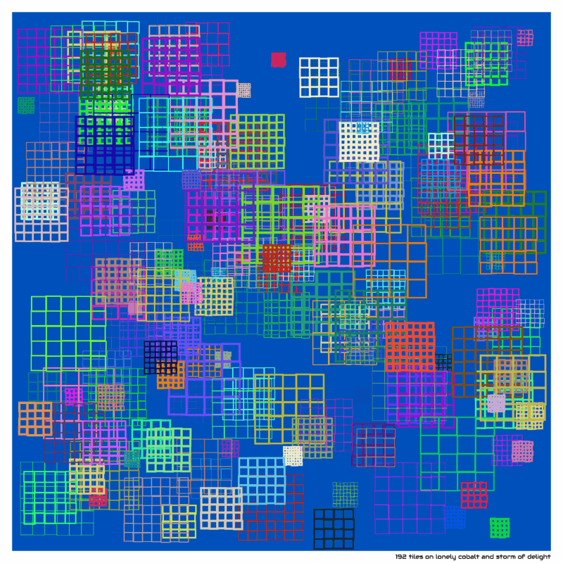192 tiles lonelycobaltandstormofdelight