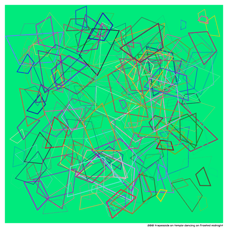 200 trapezoids templedancingonfrostedmidnight