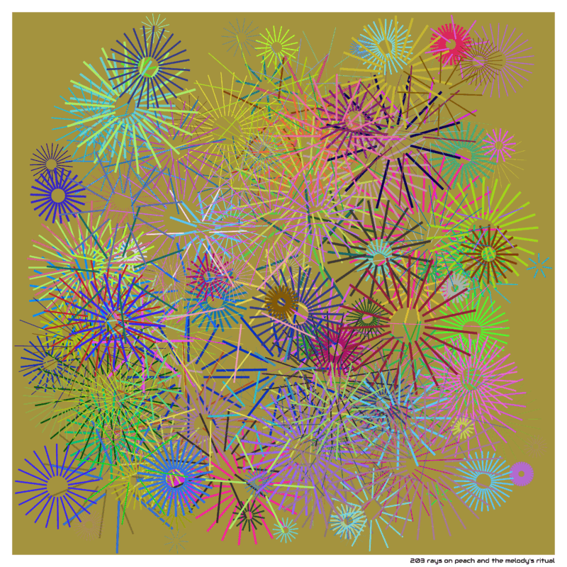 203 rays peachandthemelodysritual