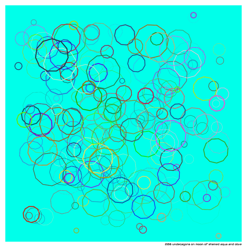 208 undecagons moonofstainedaquaandolive