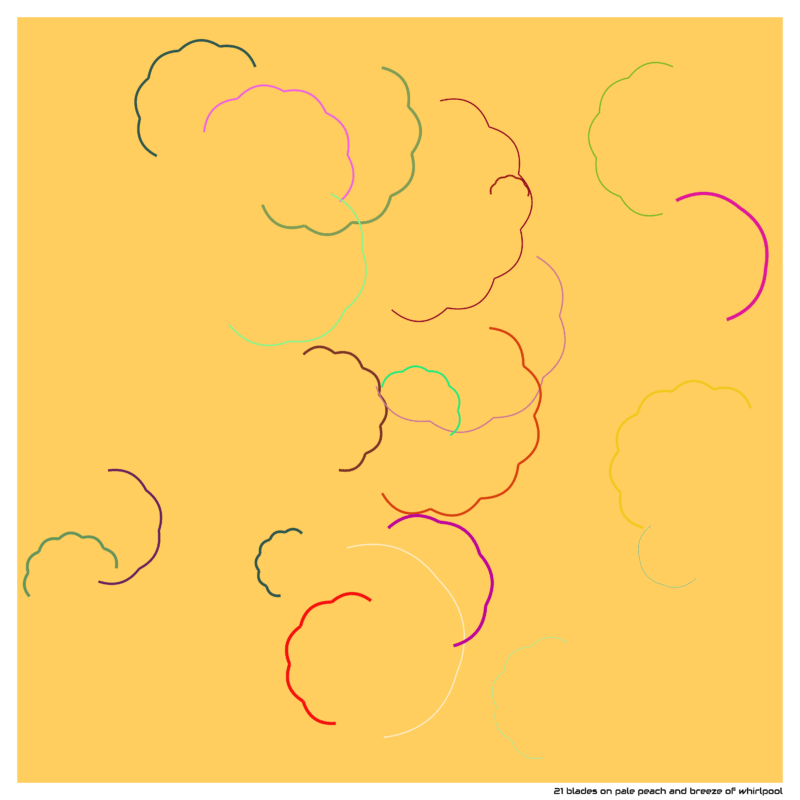21 blades palepeachandbreezeofwhirlpool