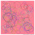 211 hexagons gleamingnavy areflectionofwhim