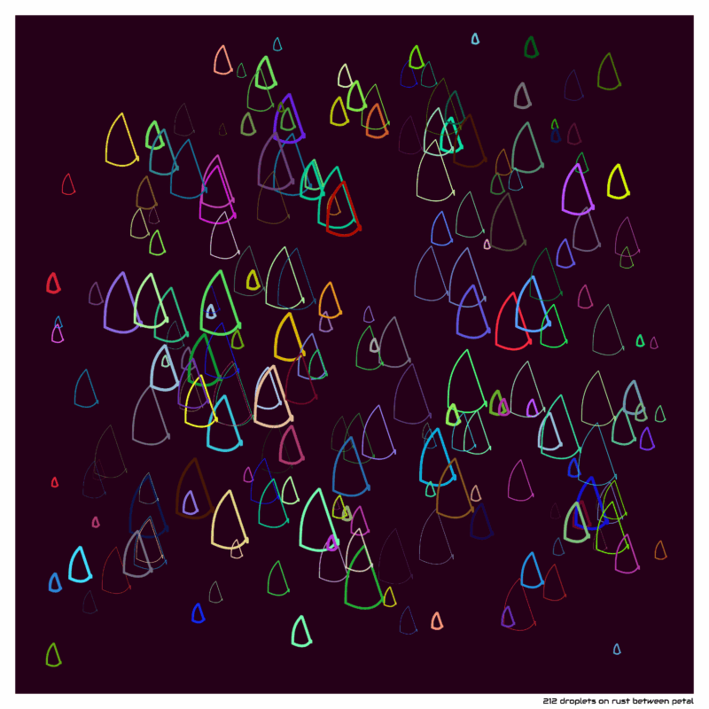 212 droplets rustbetweenpetal