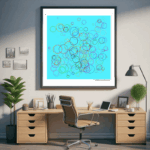 214 undecagons aquaabovedustyblush office