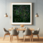 215 heptagons airidescentblackthroughmelody dining room