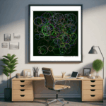 215 heptagons airidescentblackthroughmelody office