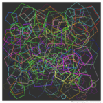 219 pentagons grayaboveenchantedcherry