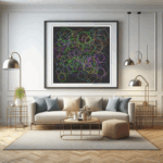 219 pentagons grayaboveenchantedcherry living room
