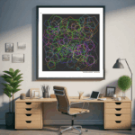 219 pentagons grayaboveenchantedcherry office