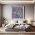 222 tiles iridescentgrayandtaleofcrescendo bedroom