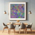 222 tiles iridescentgrayandtaleofcrescendo dining room