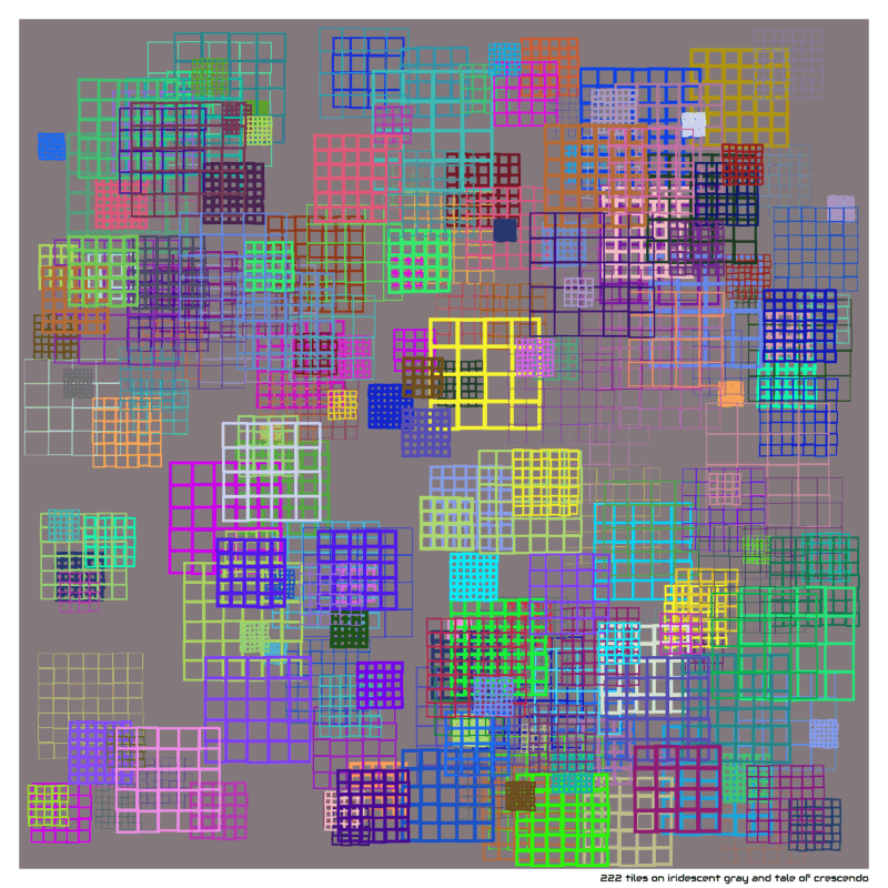 222 tiles iridescentgrayandtaleofcrescendo
