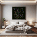 225 lozenges deepblack aeclipseofsecret bedroom