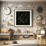 225 lozenges deepblack aeclipseofsecret childrens room