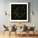 225 lozenges deepblack aeclipseofsecret dining room
