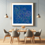 231 circles shadeofpaletaupeandmint dining room