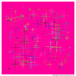 231 crosses bloomofdeepmagentaandtan