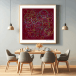 231 decagons iridescentduskinfinity dining room