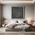 242 circles lucidgray acrescendoofstone bedroom