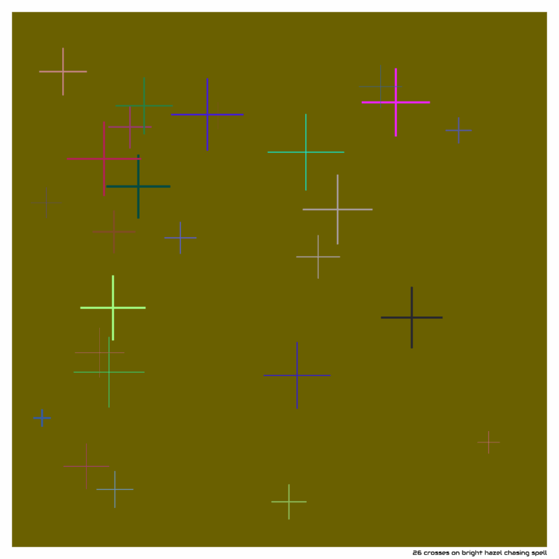 26 crosses brighthazelchasingspell