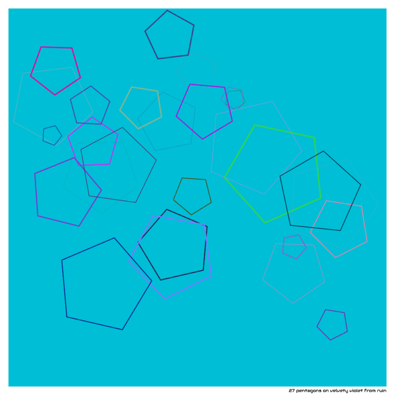 27 pentagons velvetyvioletfromruin