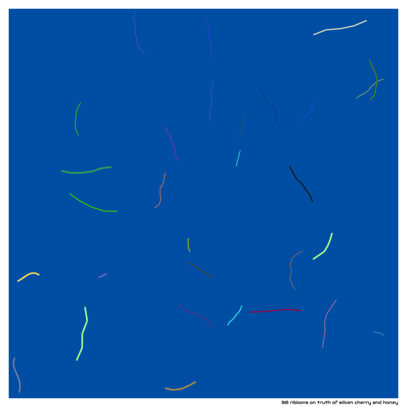 30 ribbons truthofsilkencherryandhoney