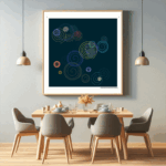 31 spirals limeinsidedeepturquoise dining room