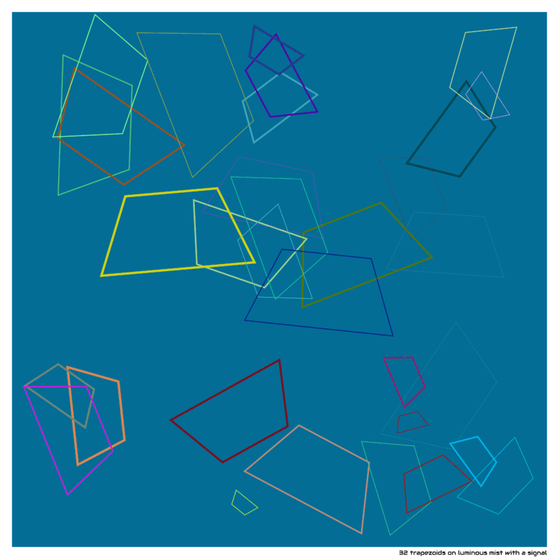 32 trapezoids luminousmistwithasignal