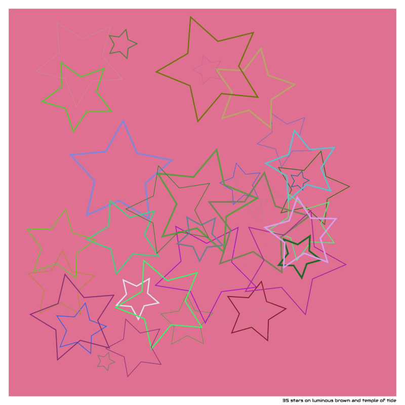 35 stars luminousbrownandtempleoftide
