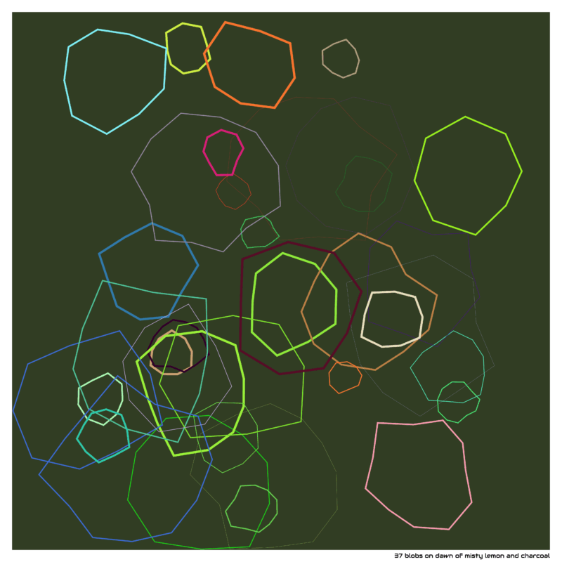 37 blobs dawnofmistylemonandcharcoal