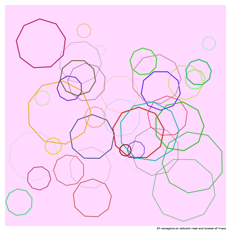 37 nonagons delicateroseandbreezeoftrace