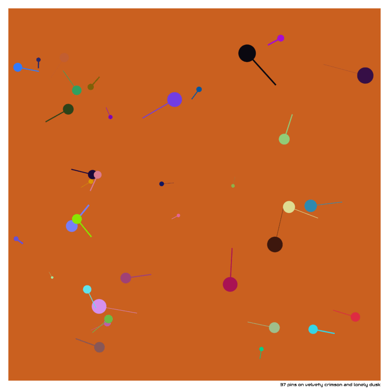 37 pins velvetycrimsonandlonelydusk