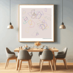 39 trapezoids mistyroseandlonelypewter dining room