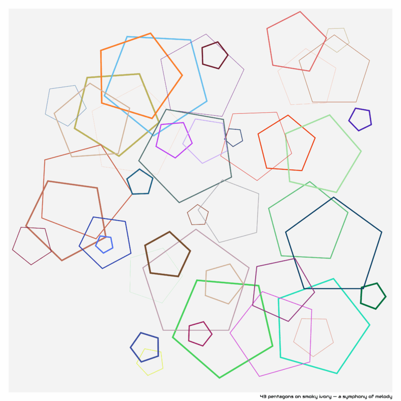 43 pentagons smokyivory asymphonyofmelody